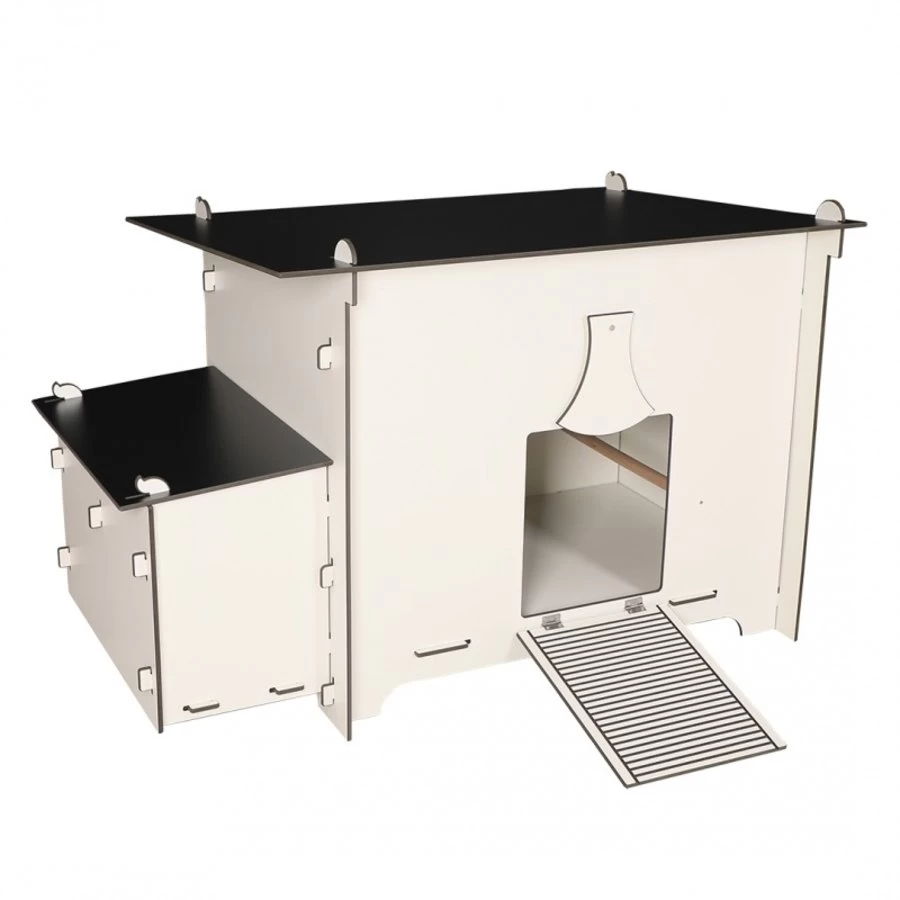 Duvo+ Woodland Urban Kippenhok Knappa 4 Duvo+ Woodland Urban Kippenhok Knappa - Afbeelding 2