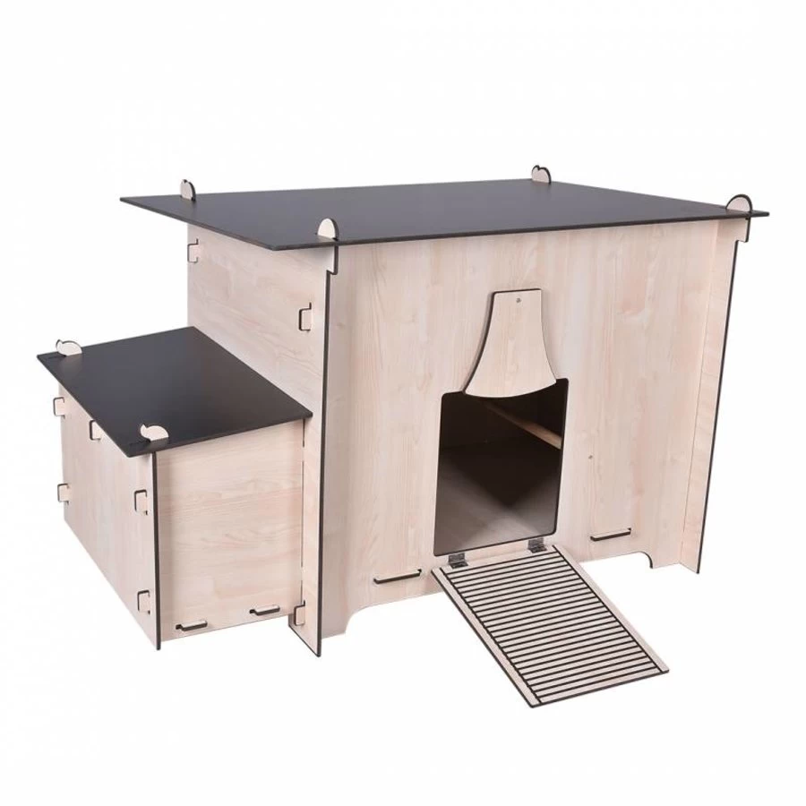 Duvo+ Woodland Urban Kippenhok Knappa 3 Duvo+ Woodland Urban Kippenhok Knappa