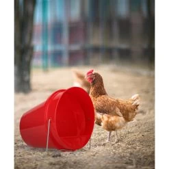 Gaun Pluimvee Drinkemmer Kunststof 6 L Red -Gevogelte Korting gaun pluimvee drinkemmer kunststof 6 l red 1