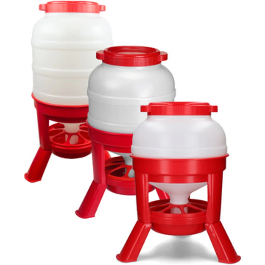 Gaun Voertoren 40 Liter Rood 4 Gaun Voertoren 40 Liter Rood - Afbeelding 2