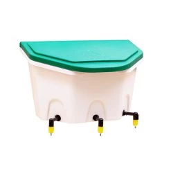 Junai.nl AviAqua Drinker 8 Liter Met Drie Drinknippels | Voor Pluimvee