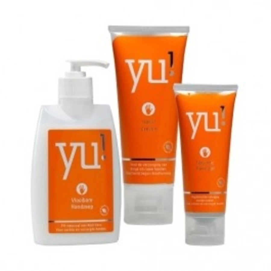 Yu! Handverzorgingsset: Handgel Handcreme & Handzeep 3 Yu! Handverzorgingsset: Handgel Handcreme & Handzeep